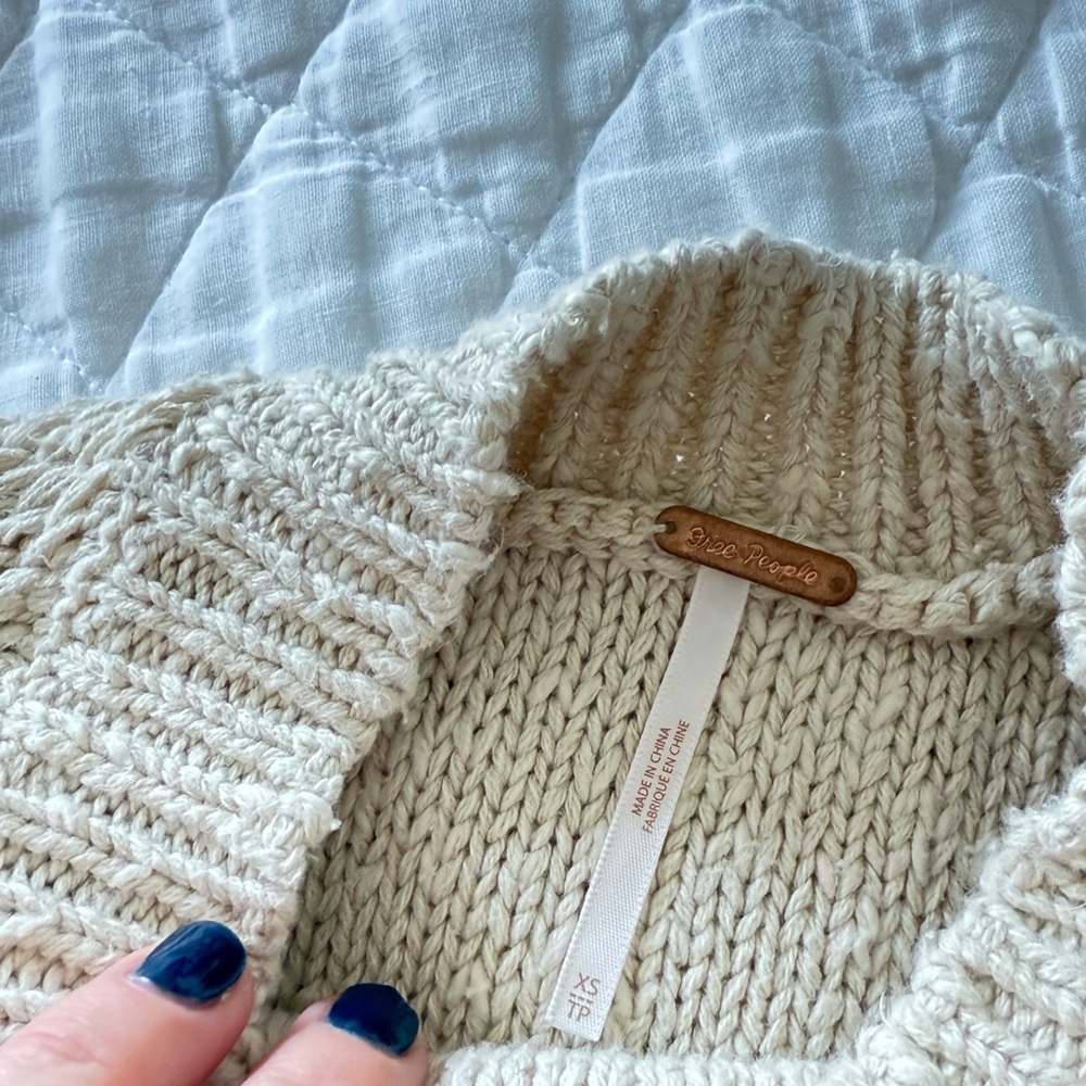 Free People Sparrow Oversize Sweater
